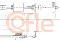 Cablu ambreiaj (102844 COFLE) NISSAN,RENAULT