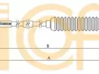 Cablu ambreiaj 11 3923 COFLE pentru Peugeot 806 Fiat Scudo CitroEn Evasion CitroEn Synergie Peugeot Expert