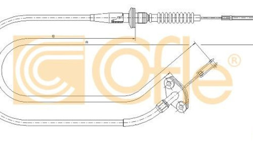 Cablu ambreiaj 18 6021 COFLE pentru Opel Agil