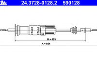 Cablu ambreiaj 24 3728-0128 2 ATE pentru Seat Ibiza Seat Cordoba Vw Derby Vw Flight Vw Polo Vw Caddy Vw Panel Seat Inca