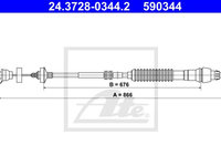 Cablu ambreiaj 24 3728-0344 2 ATE pentru CitroEn Berlingo Peugeot Partner