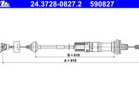 Cablu ambreiaj 24 3728-0827 2 ATE pentru Peugeot 206