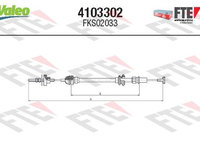 Cablu ambreiaj 4103302 FTE pentru Seat Cordoba