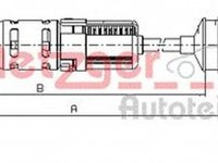 Cablu ambreiaj CITROEN BERLINGO caroserie M METZGER 11.2281