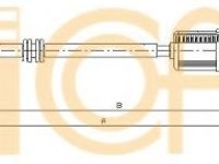 Cablu ambreiaj CITROEN BERLINGO (MF) (1996 - 2016) COFLE 11.2199 piesa NOUA