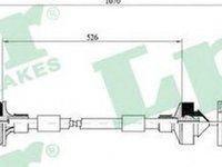 Cablu ambreiaj CITROEN JUMPER caroserie 230L LPR C0061C