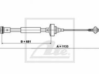 Cablu ambreiaj DACIA LOGAN LS TEXTAR 58013900 PieseDeTop