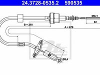 Cablu ambreiaj FIAT ALBEA 178 ATE 24372805352