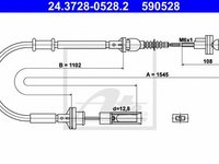 Cablu ambreiaj FIAT BRAVA 182 ATE 24372805282