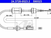 Cablu ambreiaj FIAT BRAVA 182 TEXTAR 58005300