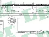 Cablu ambreiaj FIAT BRAVO I 182 LPR C0048C PieseDeTop