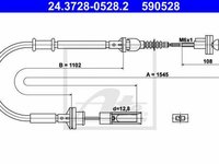 Cablu ambreiaj FIAT BRAVO I 182 TEXTAR 58005700