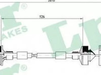 Cablu ambreiaj FIAT DUCATO bus 230 LPR C0061C PieseDeTop