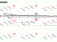 Cablu ambreiaj FIAT DUCATO caroserie 290 FTE FKS09001