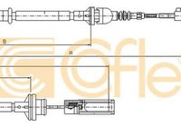 Cablu ambreiaj FIAT MAREA Weekend 185 COFLE 462.6