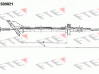 Cablu ambreiaj FIAT PANDA 141A FTE FKS09021