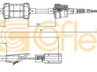 Cablu ambreiaj FIAT PUNTO (176) (1993 - 1999) COFLE 412.11 piesa NOUA