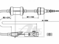 Cablu ambreiaj FIAT PUNTO 176 ATE 24372805212 PieseDeTop