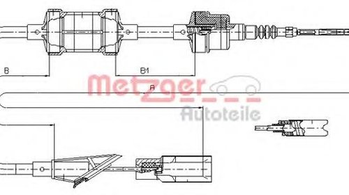 Cablu ambreiaj FIAT PUNTO (176), FIAT PUNTO C