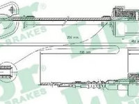 Cablu ambreiaj FIAT PUNTO Van 176L LPR C0070C PieseDeTop