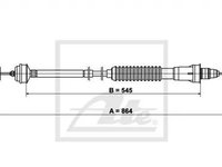 Cablu ambreiaj FIAT SCUDO caroserie 220L TEXTAR 58011600 PieseDeTop