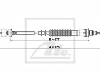 Cablu ambreiaj FIAT SCUDO Combinato 220P ATE 24372803362 PieseDeTop