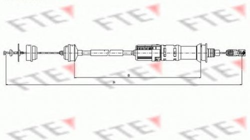 Cablu ambreiaj FIAT SCUDO Combinato 220P FTE 