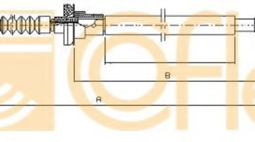 Cablu ambreiaj FIAT SEICENTO / 600 (187) (199