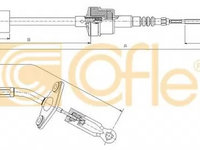 Cablu ambreiaj FIAT STRADA pick-up 178E COFLE 632.1 PieseDeTop