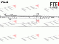 Cablu ambreiaj (FKS09001 FTE) Citroen,FIAT,PEUGEOT