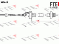 Cablu ambreiaj (FKS17018 FTE) OPEL,VAUXHALL