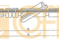 Cablu ambreiaj FORD TRANSIT platou / sasiu (T_ _) (1985 - 1992) COFLE 10.2441