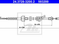 Cablu ambreiaj KIA RIO combi (DC) (2000 - 2005) ATE 24.3728-3200.2