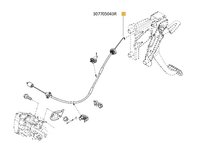 CABLU AMBREIAJ Logan/Sandero II/LODGY RENAULT 307705043R <br>