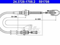 Cablu ambreiaj NISSAN MICRA II K11 TEXTAR 58004100