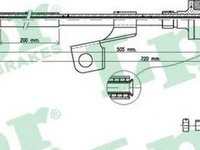 Cablu ambreiaj NISSAN PRIMERA Traveller WP11 LPR C0118C