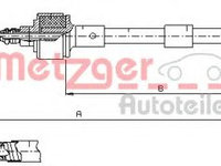 Cablu ambreiaj OPEL CORSA B (73, 78, 79) (1993 - 2002) METZGER 11.2533 piesa NOUA