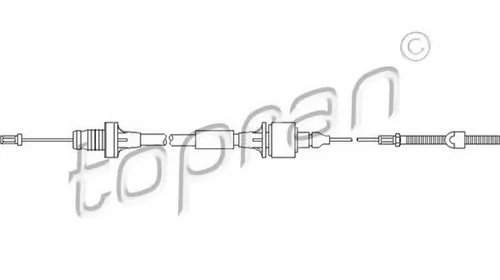 Cablu ambreiaj OPEL TIGRA 95 TOPRAN 205612 Pi