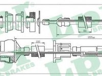 Cablu ambreiaj PEUGEOT 406 Break 8E F LPR C0173C