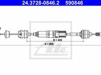 Cablu ambreiaj PEUGEOT 406 Break 8E F TEXTAR 58010000