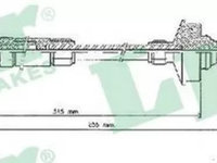 Cablu ambreiaj PEUGEOT EXPERT caroserie 222 LPR C0219C PieseDeTop