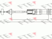 Cablu ambreiaj PEUGEOT PARTNER Combispace 5F FTE FKS05017 PieseDeTop