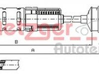 Cablu ambreiaj PEUGEOT PARTNER Combispace 5F METZGER 112280