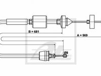 Cablu ambreiaj RENAULT KANGOO Express FC0 1 TEXTAR 58013100 PieseDeTop