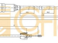 Cablu ambreiaj RENAULT LAGUNA I (B56_, 556_) (1993 - 2001) COFLE 10.2969