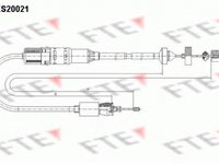 Cablu ambreiaj RENAULT LAGUNA I B56 556 FTE FKS20021