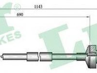 Cablu ambreiaj RENAULT LOGAN I combi KS LPR C0277C