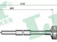 Cablu ambreiaj RENAULT LOGAN I combi KS LPR C0277C PieseDeTop