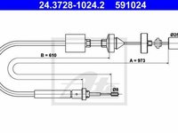 Cablu ambreiaj RENAULT MEGANE Scenic JA0 1 TEXTAR 58012900