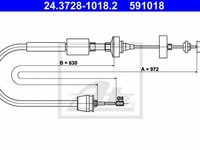 Cablu ambreiaj RENAULT MEGANE Scenic JA0 1 TEXTAR 58012800